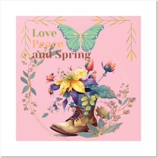 Spring mood, Love, Peace and Spring Posters and Art